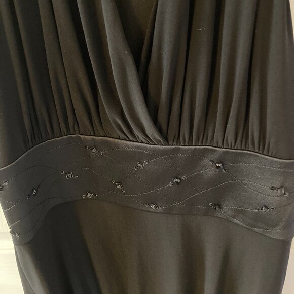 Evan Picone Cocktail Dress Black Size 8 Sleeveless - Picture 4 of 8